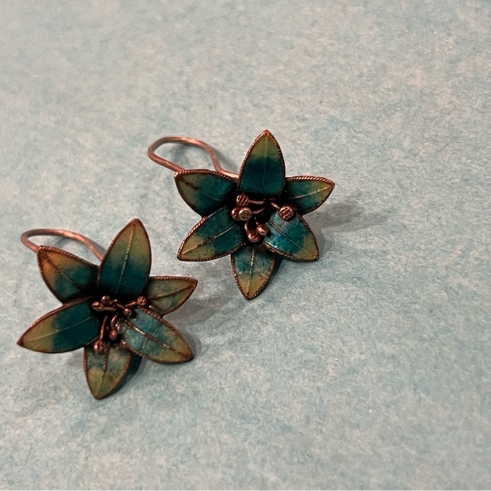 Vintage earrings from Henri Bendel